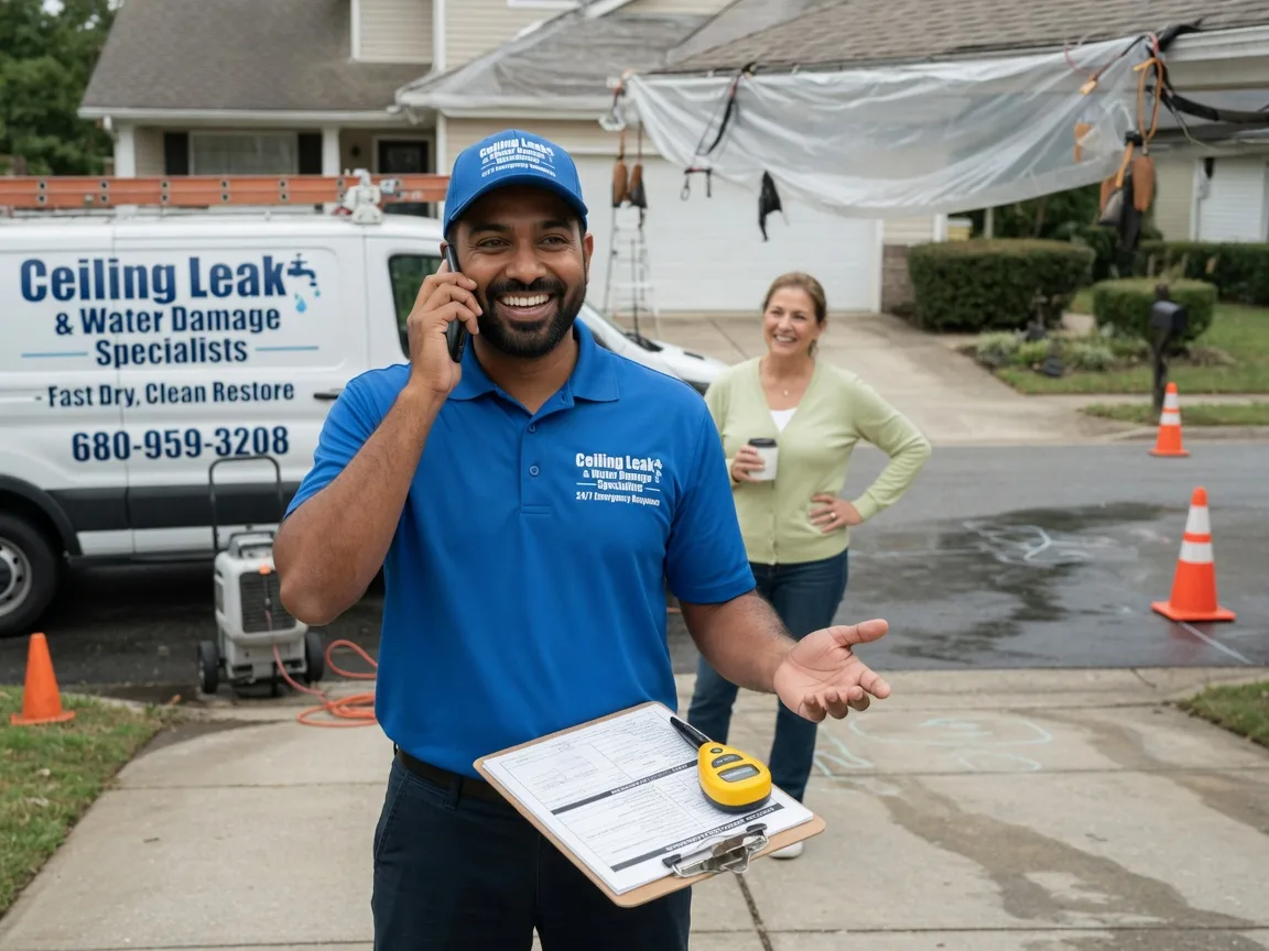 Ceiling Leak Cleanup Shell, WY FAQs